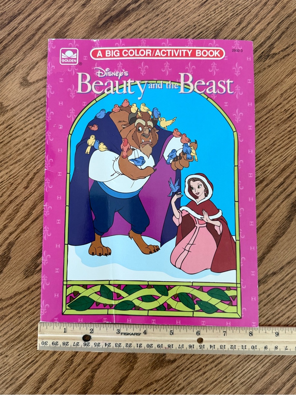 Vintage 1991 Disney Beauty and the Beast big color and activity book. Never used